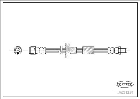 corteco-fren-hortumu-on-mercedes-c-serisi-c-220-d-93-505mm-19034259
