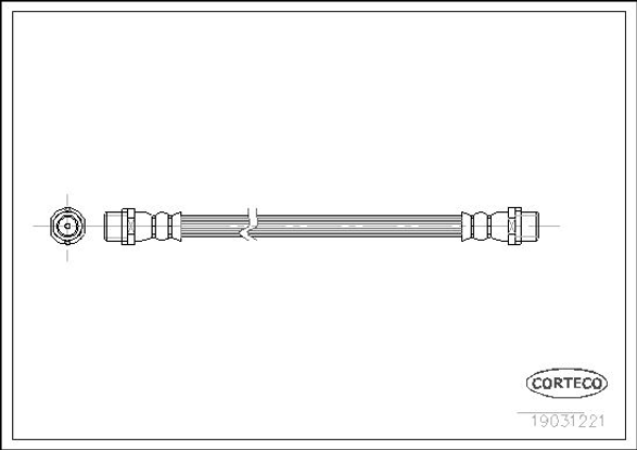 corteco-fren-hortumu-arka-spr-cdilt35-235-mm-19031221