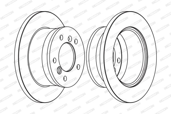 ferodo-fren-diski-arka-5d-272mm-sprinter-901-902-95-fcr229a