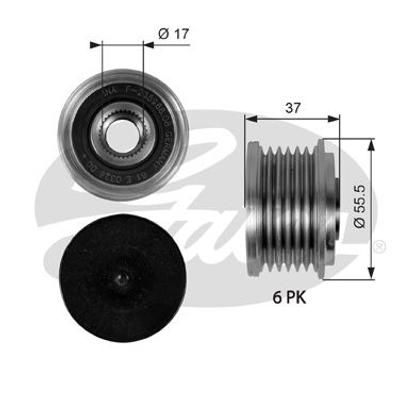 gates-alternator-rulmani-w203-w211-06-08-oap7046