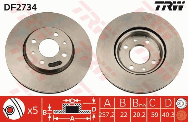 trw-disk-aynasi-on-fiat-linea-doblo-fiorino-bipper-nemo-257-22-mm-df2734-2