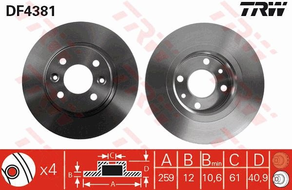 trw-disk-aynasi-on-dacia-logan-sandero-259-12-mm-df4381-2