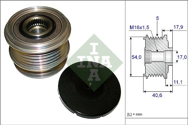 ina-alternator-gergi-kasnagi-ford-mondeo-iv-25-smax-07-volvo-s40-v50-s60-v60-sc60-v70-xc70-s80-xc90-535012110