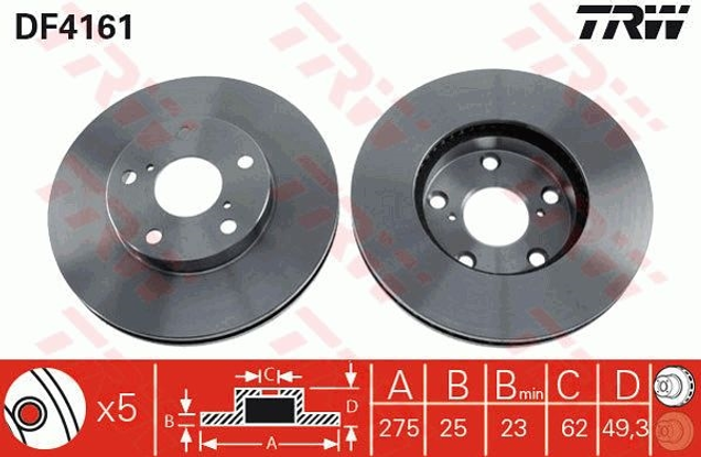 trw-fren-diski-on-5d-275mm-corolla-14d-12-rav-4-ii-20-18-00-df4161