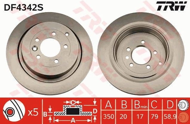 trw-arka-fren-aynasi-adetlandroverdiscovery440430td50v809rangeroversport42445005-df4342s