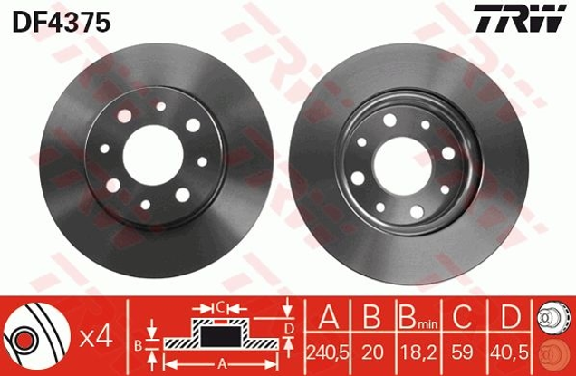 trw-on-fren-aynasi-fiat-500-12-13dmtj-08-500c-09-12-14-13dmtj-09-ford-ka-13-tdci-09-240-5-df4375