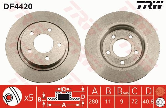 trw-fren-diski-arka-5d-280mm-mazda-3-20-03-df4420