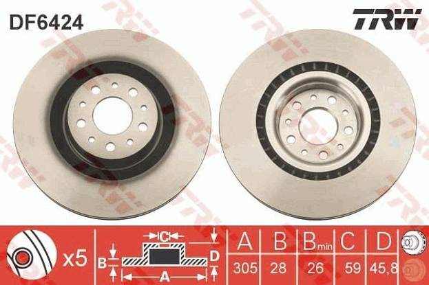 trw-fren-diski-on-havali-fiat-doblo-13-d-multijet1416-d-multijet20-d-multijet-2010-opel-combo-13-cdti1416-cdti20-cdti-2012-305mm-16-jant-df6424