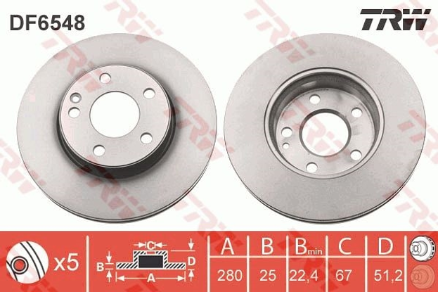 trw-on-fren-aynasi-a180-a160-cdi-a180-cdi-12-b18011-spor-paketi-olmayan-araclar-Icin-hava-kanalli-df6548