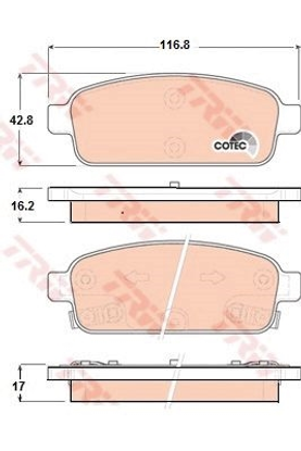 trw-fren-balatasi-arka-chevrolet-cruze-opel-astra-j-13-cdti-14-14-turbo-16-16-turbo-17-cdti-20-cdti-122009-zafira-p12-14-18-20-cdti-102011-gdb1844