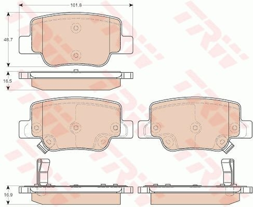 trw-fren-balatasi-arka-102mm-verso-16dt-09-gdb3547