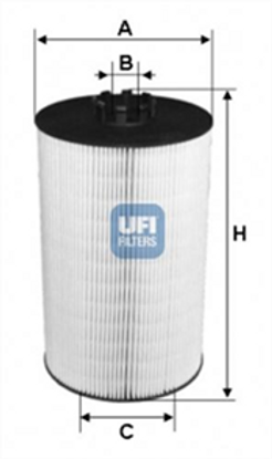 ufi-yag-filtresi-passat-98-05-25tdi-a4-97-06-a6-97-05-a8-97-02-25tdi-afb-akn-2501900