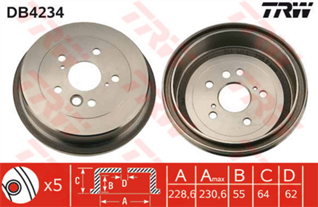 trw-fren-kampanasi-arka-toyota-rav-4-i-20-16v-db4234