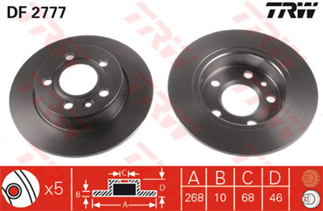 trw-fren-diski-arka-5d-268mm-galaxy-95-df2777