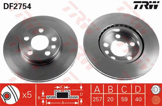 trw-fren-diski-on-5d-257mm-expert-scudo-jumpy-95-df2754