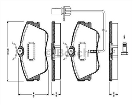 bosch-fren-balatasi-on-156mm-sprinter-00-0986495245