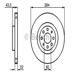 bosch-fren-diski-on-6d-284mm-punto-grande-punto-corsa-d-05-0986479s91