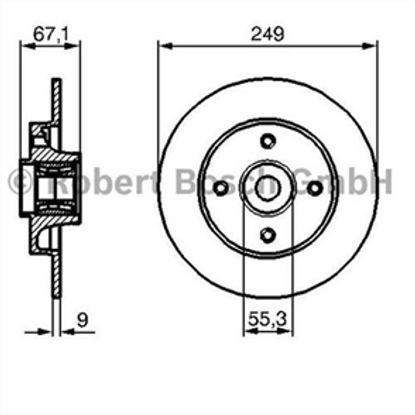 bosch-fren-diski-arka-0986479s42