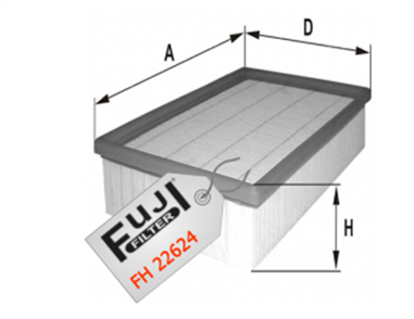 fuji-hava-filtresi-vito-ii-639-109-cdi-123-2003-2004-fh22624