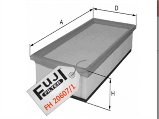 fuji-hava-filtresi-partner-ii-19-d-20-hdi-1102-kalin-sungerli-fh206071