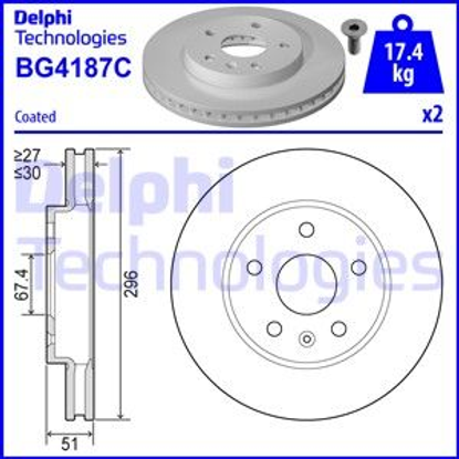 delphi fren diski bg4187c