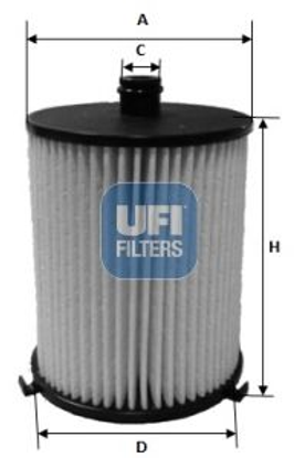 ufi-yakit-filtresi-toyota-yaris-14-d-4d-2011-2607300