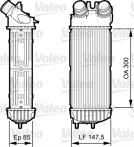 VALEO valeo turbo radyatoru psa xsarapicassopartner 06 817706