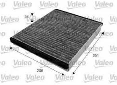 VALEO valeo polen filtresi karbonlu volvo s40 04 c30 06 v50 05 c70 06 focus 04 715628