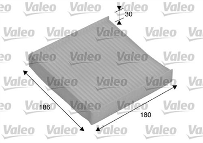 VALEO valeo polen filtresi honda jazz 02 04 698886