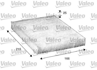 VALEO valeo kabin filtresi fiat punto ii cercevesizpa 698867