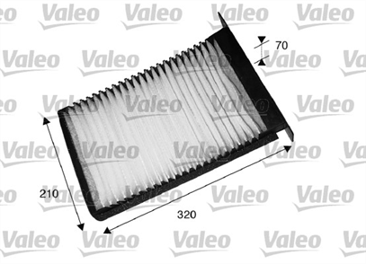 VALEO valeo polen filtresi landrover freelander 18 18I 20di 20td4 25v6 98 06 saab 9000 20 85 93 698799