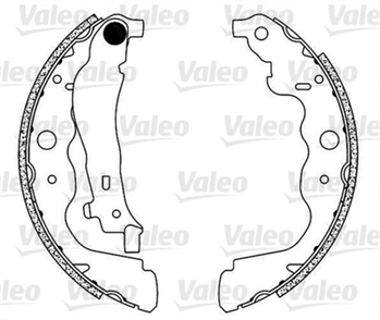 VALEO valeo pabuclu fren balatasi dacia duster 16 15 dci 10 lo 564104