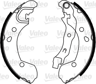 VALEO valeo pabuclu fren balatasi nissan micra iii k12 10 12 1 564099