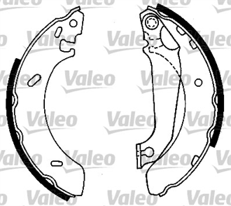 VALEO valeo arka pabuc balata escort v vi 90 95 562086