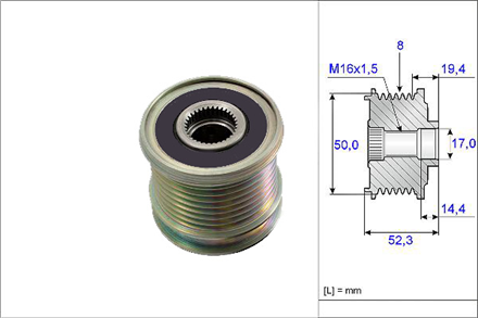 VALEO valeo alternator kasnagi rulmanli mercedes m seri w164 r seri w251 g seri w463 gl seri x164 588093