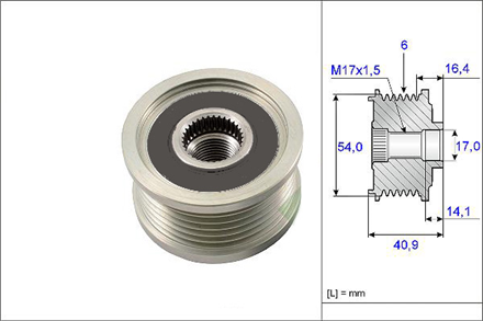 VALEO alternator kasnagi rulmanli bravo ii 06 doblo 10linea 09punto 05stilo 04 07 ducato 11 9