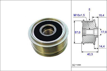 VALEO valeo alternator kasnagi rulmanli accent era elantra getz I20 I30 kia ceed rio 14 16 15 crdi 588043