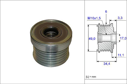 VALEO valeo alternator kasnagi rulmanli bmw 1 e81 e87 bmw 3 e30 e46 bmw 3 e90 e91 e92 bmw 5 e60 e61 x1 x3 588036