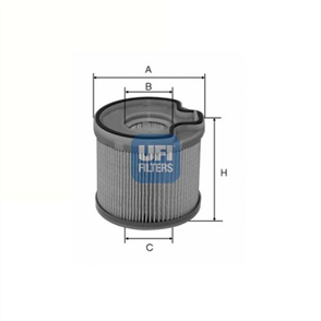 UFI ufi yakit filtresi partner berlingo c5 jumpy xsara scudo p206 p307 p406 p607 p806 expert 20hdi 2669100
