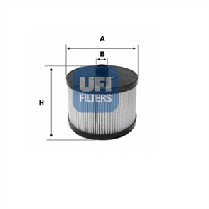 UFI ufi yakit filtresi p307 p308 p407 expert c4 c5 jumpy scudo focus ii cmax smax 20hdi dw10 2602200 2