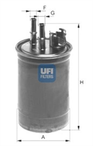 UFI ufi yakit filtresi connet 75hp fiesta 18 di 00 03 focus 18 di tddi 98 04 75 hp 2440900