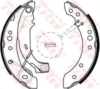 TRW trw pabuclu balata 203x38mm c2 c3 1007 02 gs8467