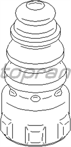 TOPRAN topran amortisor lastigi arka passat v octavia super b 20 tdi bse blf caxa bkp 113450016