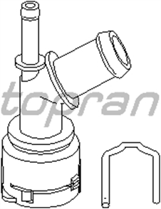 TOPRAN topran termostat yuvasi flansi bora golf iv a3 leon 16 20 96 06 110724755