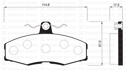 SANGSIN sangsin on balata favorit 13 88 97 ford sierra 13 16 20 86 93 gdb473 sp1028