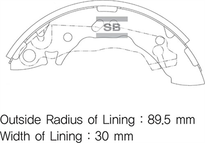 SANGSIN sangsin balata arka pabuc atos 98 sa096