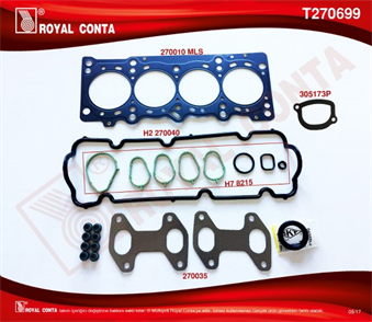 ROYAL royal ust takim conta skt keceli sublastikli palio 12 8v 60 65 hp t270699