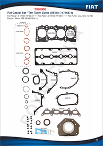 ROYAL royal motor takim conta keceli albea marea 12 16v t396000