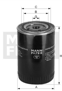 MANN-FILTER mann hummel yag filtresi mitsubishi l 200 25 di d 167hp 10 07 w9066