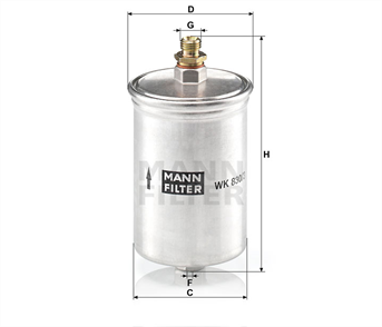 MANN-HUMMEL mann hummel yakit filtresi mercedes 190 w201 e 18 20 23 c serisi w202 c180 c200 c220 c280 e serisi w124 wk8303